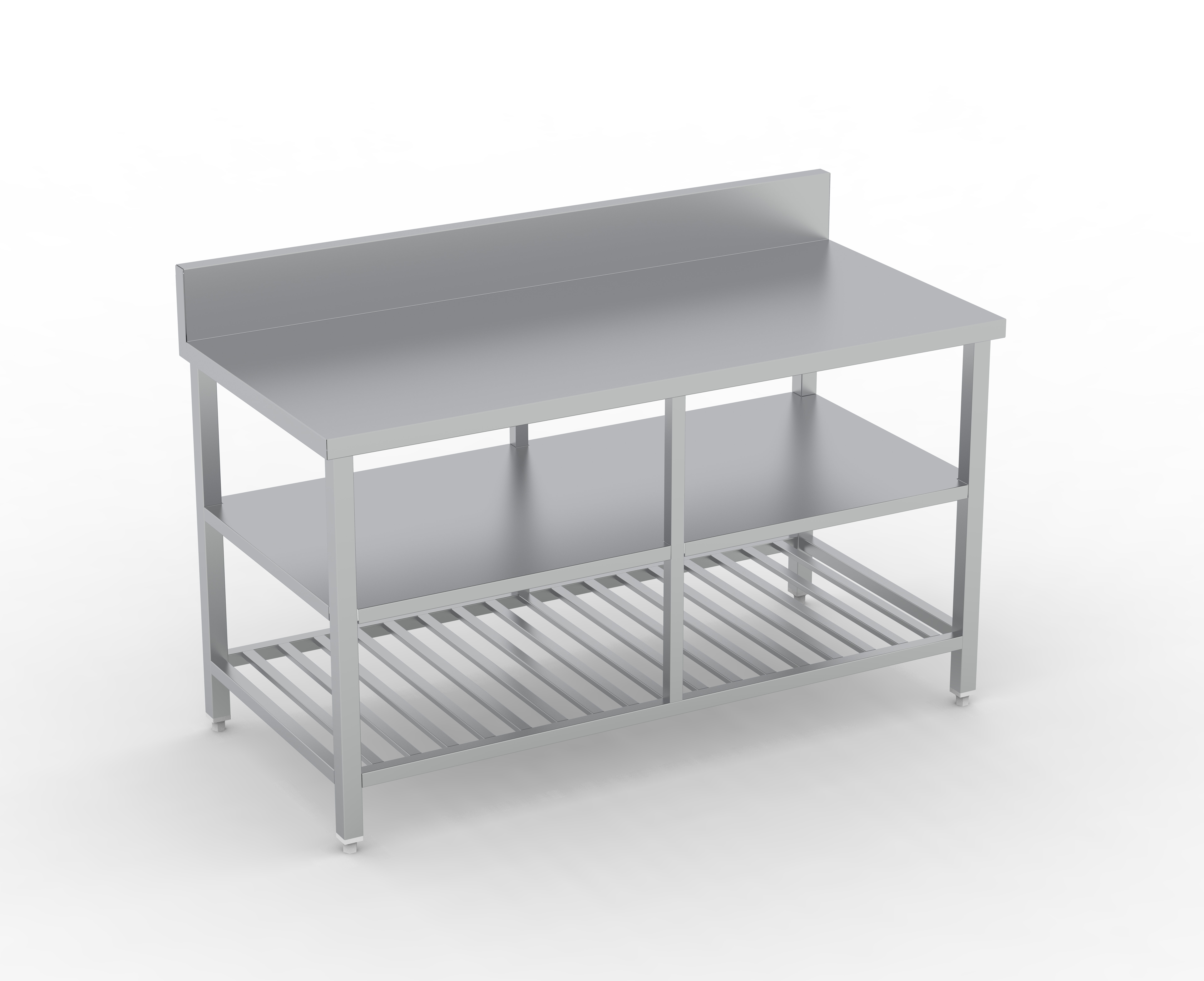 Powder Coating New Product Metal Customized Commercial Restaurant Hotel Kitchen Work Table Work Bench