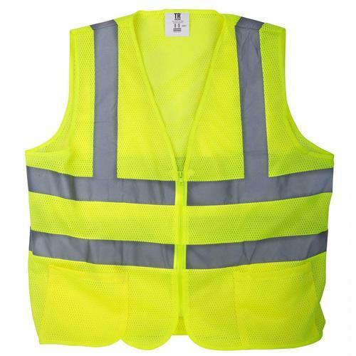 Safety Jacket - Durable High-visibility Fabric, All Sizes | 28-day Warranty For Enhanced Performance In Low-light Conditions