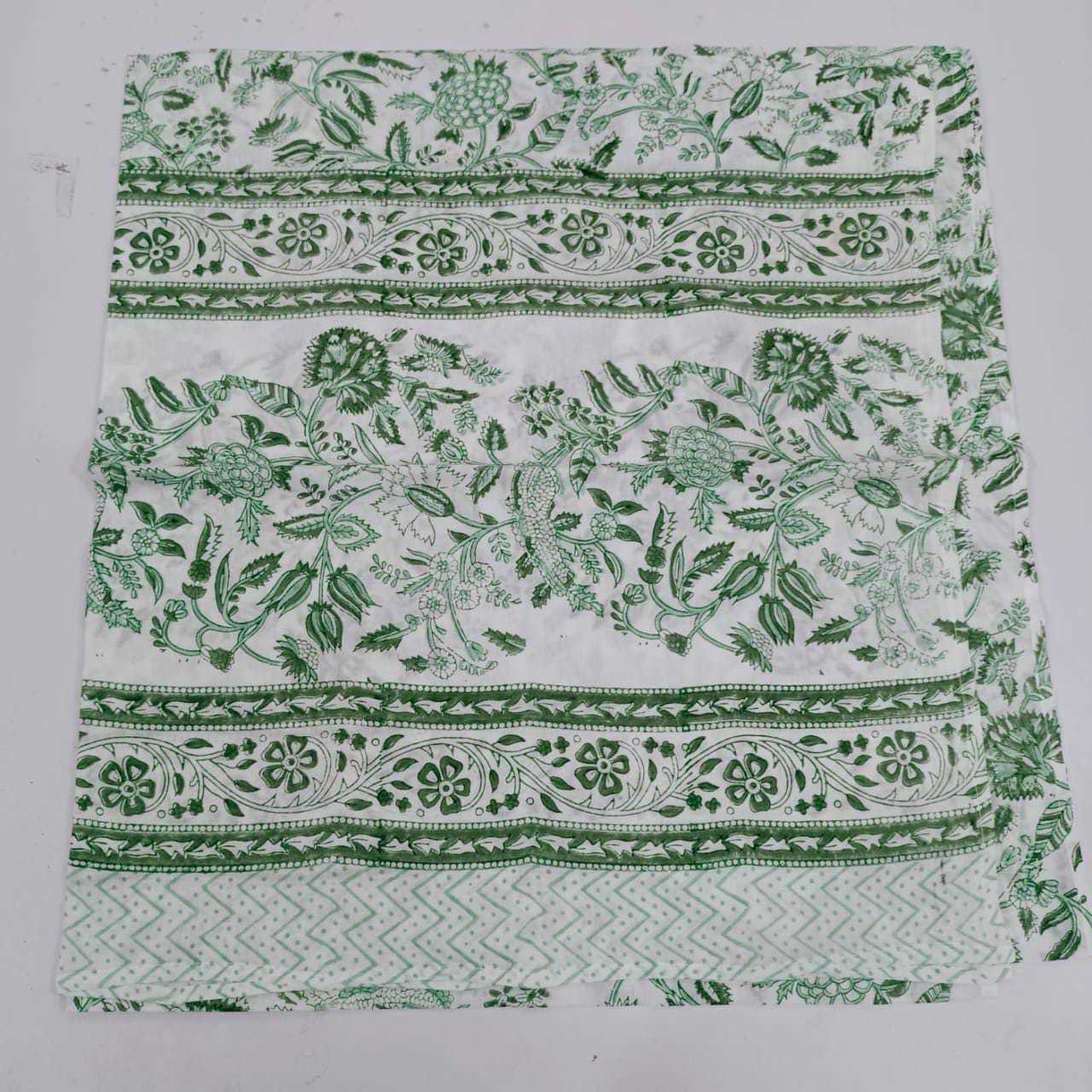 Flower Hand Printed Cotton - 44x100 Handmade Dupatta | All Colors, Women's Casual Wear, Natural Cotton, Hand Block Printed Design
