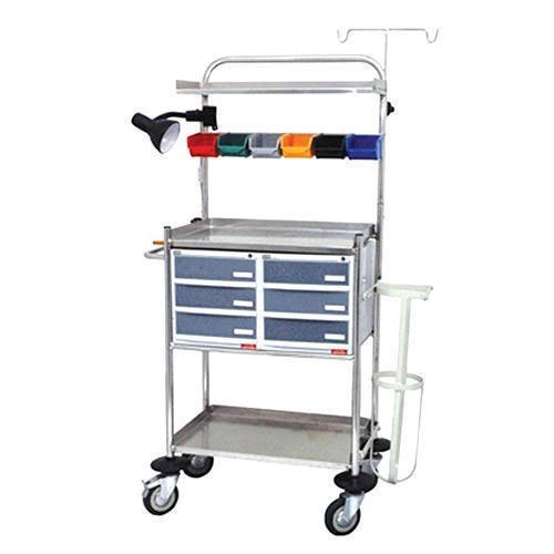 Ergonomic Multi Function Hospital Trolley - Compliant With Us Federal Standard 209 B And Iso 9001:2015 | Plug & Play Design, Particle Free Air For Class 100 Conditions