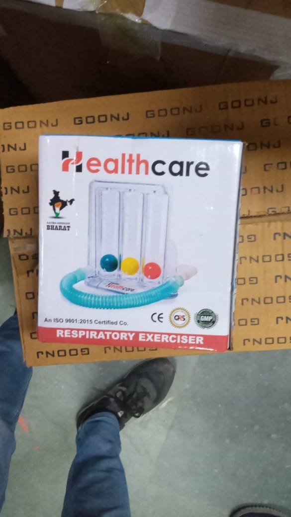 Transparents 3 Ball Spirometer