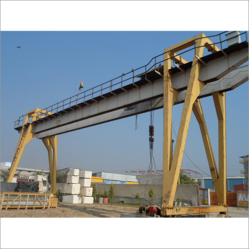 Industrial Gantry Crane - Mild Steel, Boom Length 42m, 20 Tonne Capacity, 440v, 2hp Motor, 1m/min Lifting Speed | Corrosion Proof, Heavy Load, Rapid Movement, Trinity Drive, Trouble Free