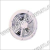 White Compact Axial Flow Fan