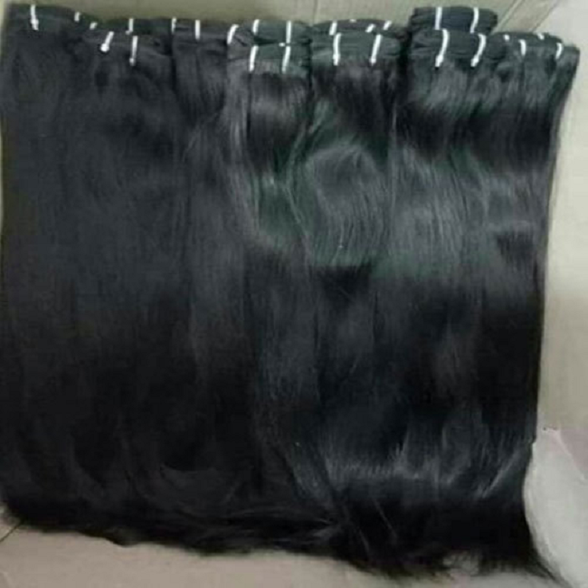 Full Cuticle No Chemical Treated Natural Straight Indian Virgin Hair Length: 8 - 40 Inch (In)