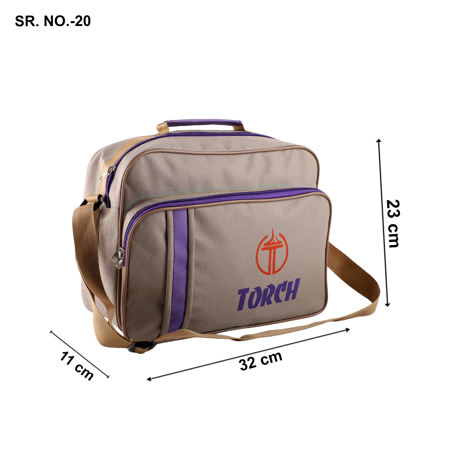 Promotional Office Bag - Pvc Material Biscuit Color Zip Closure | Customized Size & Color New Design With Niwar Handle