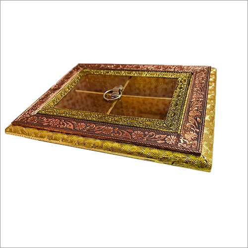 Akrelik Dry Fruit Box - Customized Wooden Design, Ideal for Gifting and Home Decoration