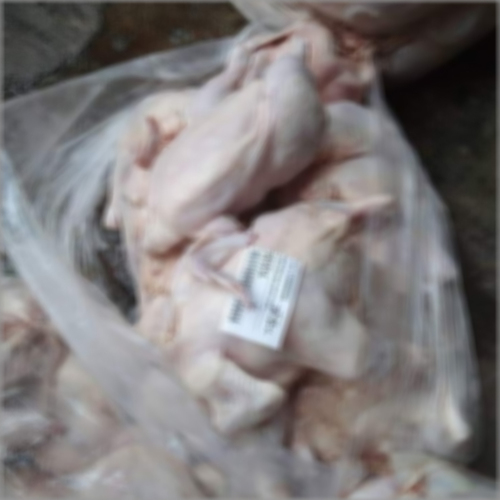 Frozen Chicken - 1 kg, White Color in Plastic Bag Packaging, Ideal for Frozen Storage