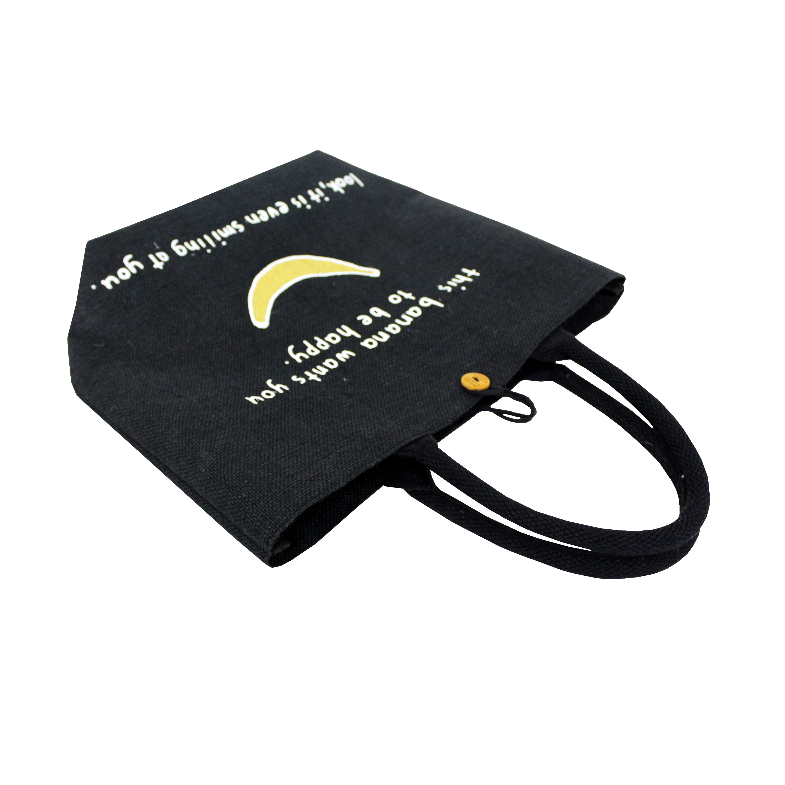 Available In All Color Pp Laminated Jute Tote Bag With Handle