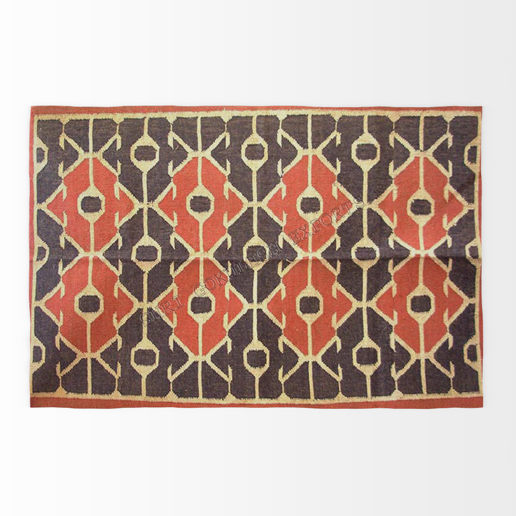 Pure Jute Patchwork Carpets Non-slip