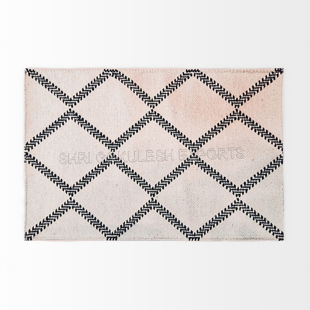 Indian Handmade Wool Floor Carpets Non-slip