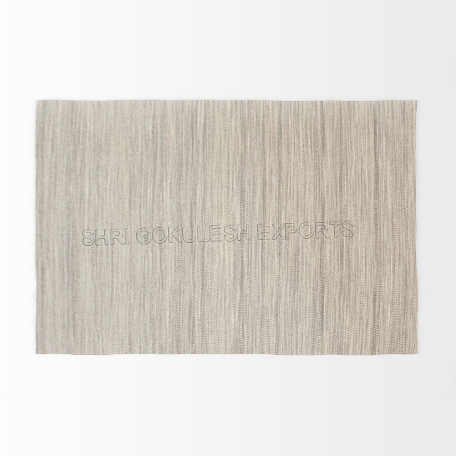 Indian Rectangular Shape Pure Wool Flatweave Decorative Carpets Back Material: Woven Back