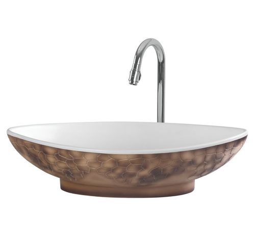 ब्राउन 8035 टेबल टॉप बेसिन सिरेमिक सेनेटरी वेयर