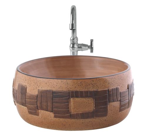 ब्राउन 8041 टेबल टॉप बेसिन सिरेमिक सेनेटरी वेयर