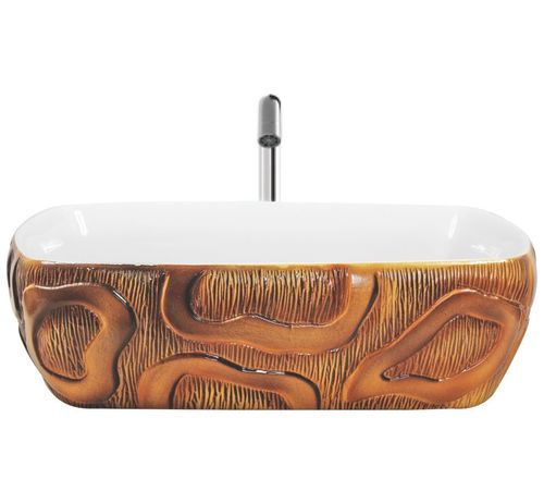 ब्राउन 8056 टेबल टॉप बेसिन सिरेमिक सेनेटरी वेयर