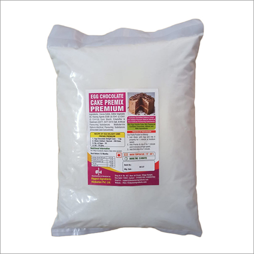 Egg Chocolate Cake Premix - Powder Form, 12 Months Shelf Life | White Color, Chocolate Aroma, Store at Room Temperature