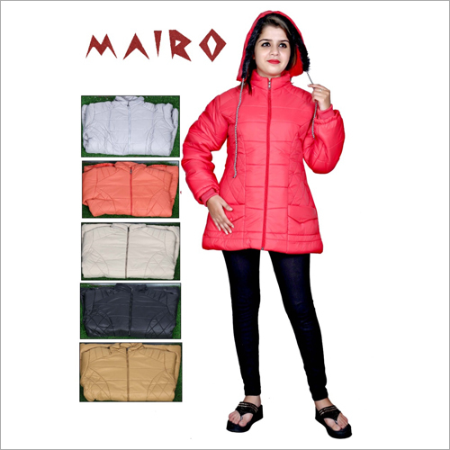 Ladies Nylon Fur Jacket - Customized Size, Normal Warm Degree | Double Pockets, Winter Essential for Women