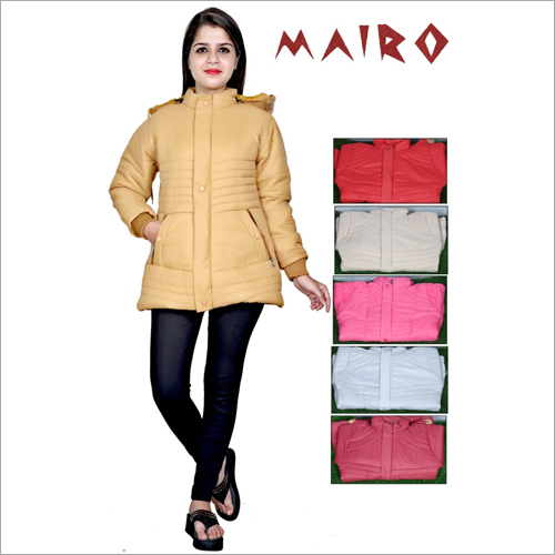 Ladies Nylon Jacket - Customized Size, Winter Wear | Quick Dry, Washable, Double Pockets, Normal Warm Degree