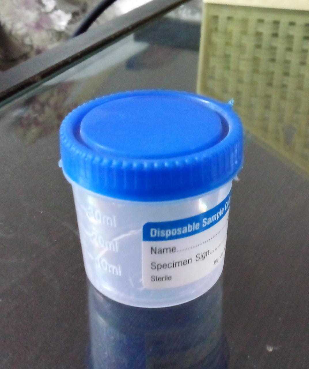 Transparent Urine Container