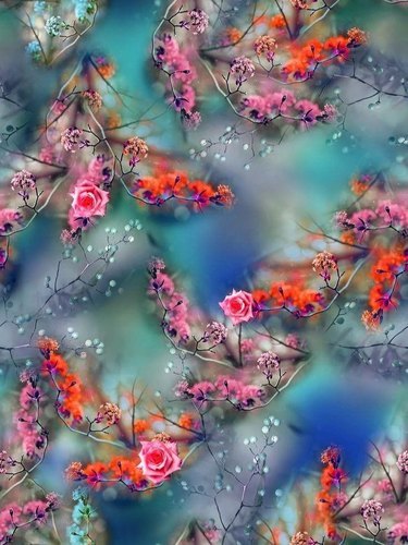 लाइट इन वेट पॉलिएस्टर डिजिटल प्रिंट फैब्रिक