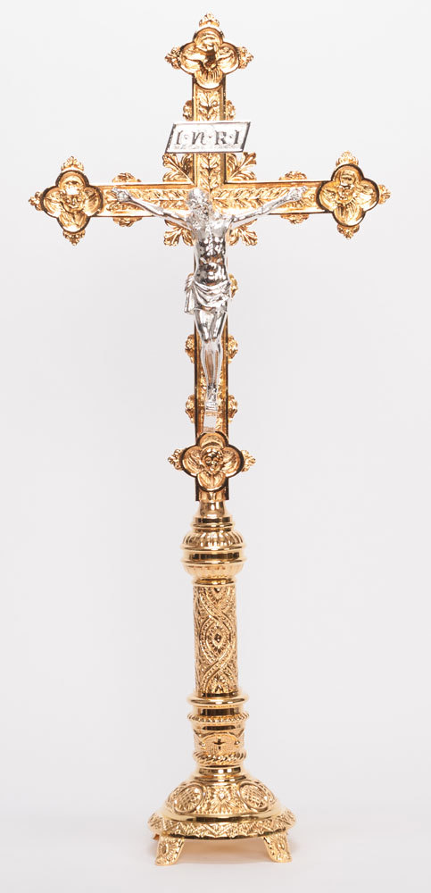 Brass Altar Table Cross