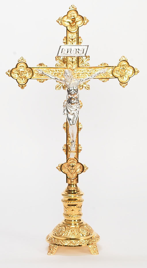 Brass Altar Table Cross