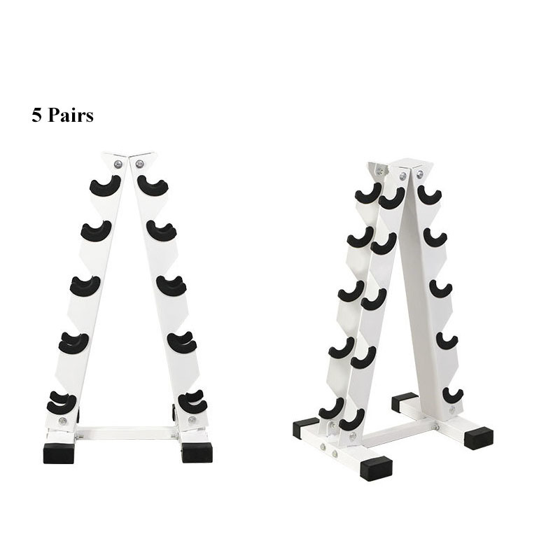 Black Adjustable Dumbbell Rack