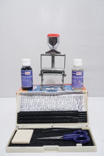 Manual Batch Coding Machine - Color: Orange