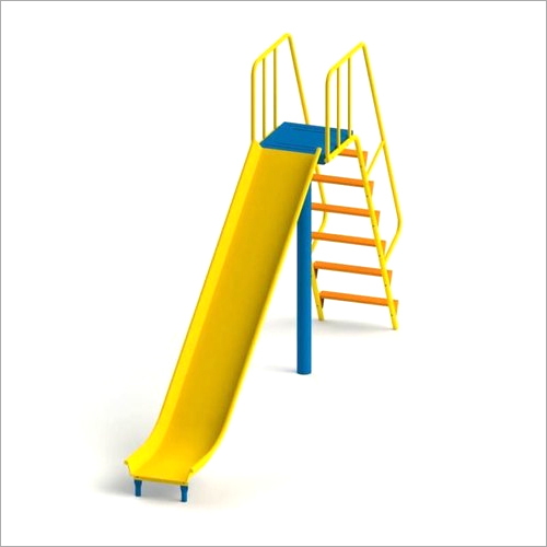 Deluxe Slide - Iron Structure, Straight Design for Kids Up to 7 Years | Ideal Outdoor Playground Equipment