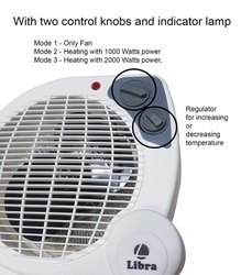 2000 Watt Portable Room Heater With Adjustable Thermostat