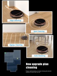 Brown Robot Vacuum And Mop Works With Alexa And Google Assistant