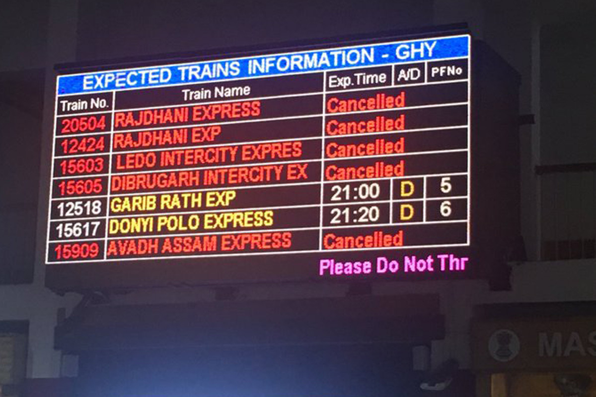 Passenger Information Display Board Application: Indoor & Outdoor