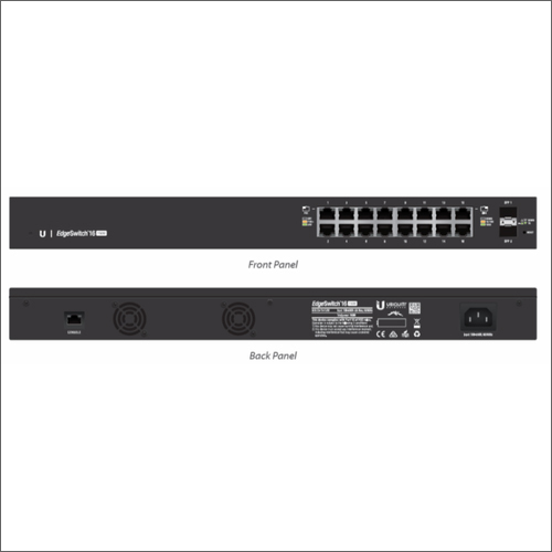 यूबिकिटी ईएस 16 150 डब्ल्यू एज राउटर स्विच बिजली की खपत: 100-240 वोल्ट (वी)