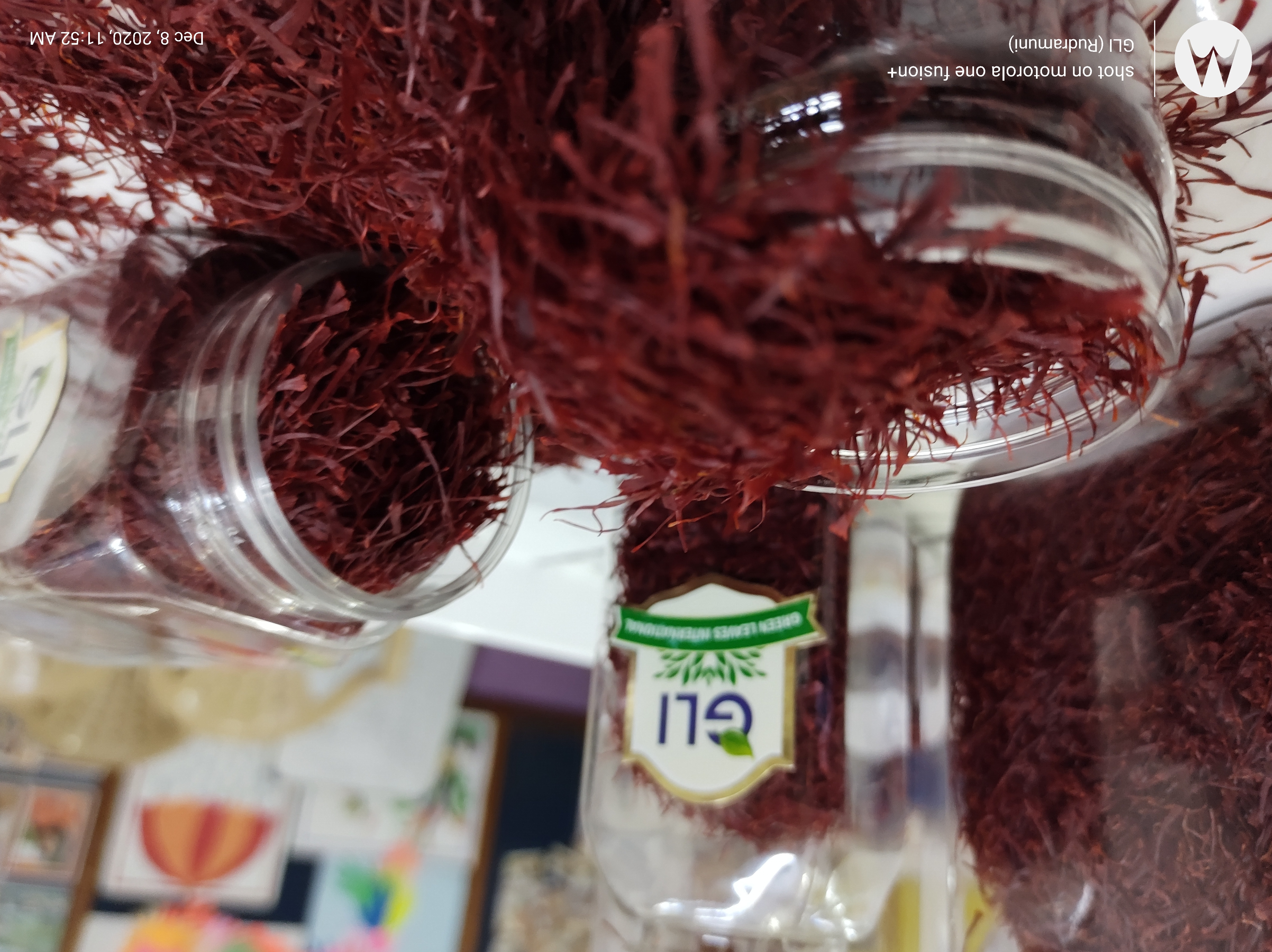 Gli Saffron - Organic Mongra Grade A | 100% Pure, Fresh, Premium Quality With Natural Aroma, Antioxidant Properties, 1g, 12g, 100g, 200g, 500g Options
