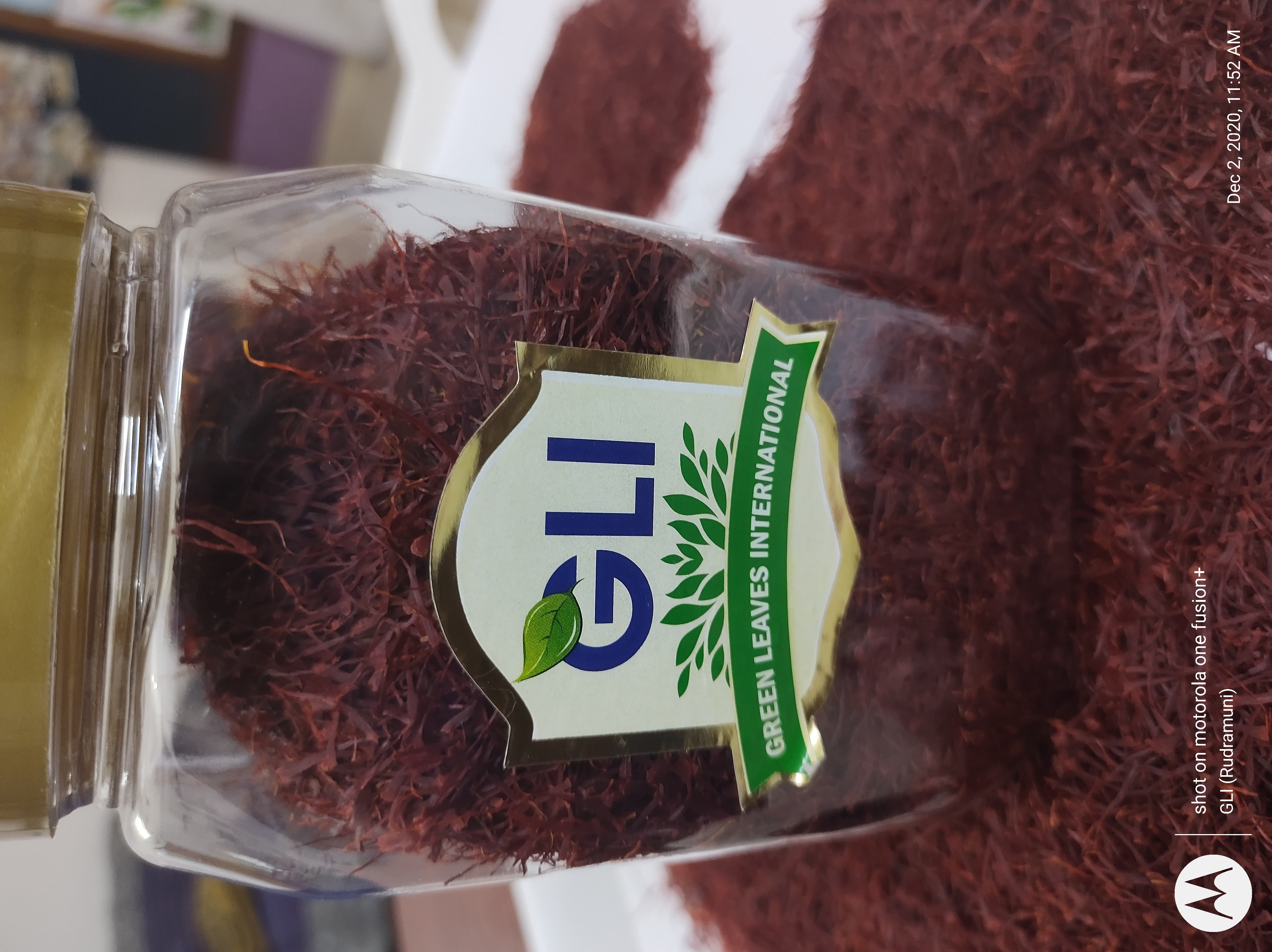 Gli Saffron - Organic Mongra Grade A | 100% Pure, Fresh, Premium Quality With Natural Aroma, Antioxidant Properties, 1g, 12g, 100g, 200g, 500g Options