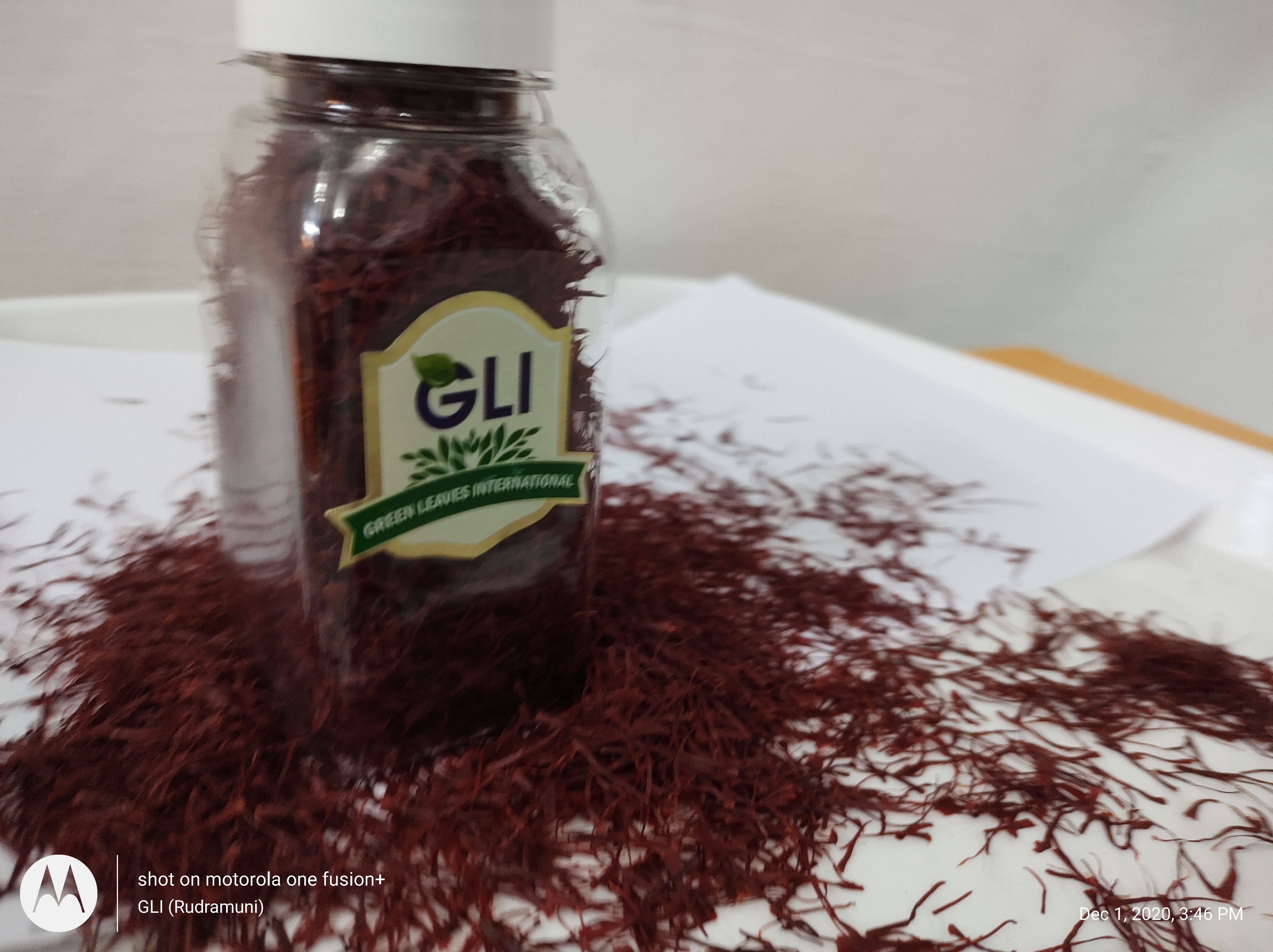 Gli Saffron - Organic Mongra Grade A | 100% Pure, Fresh, Premium Quality With Natural Aroma, Antioxidant Properties, 1g, 12g, 100g, 200g, 500g Options