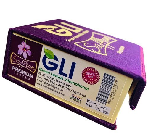 Organic Saffron - 100% Pure Mongra Saffron Threads, Grade A | Deep Red Color, Natural Aroma, 98% Purity, Available In 1g To 500g Packs