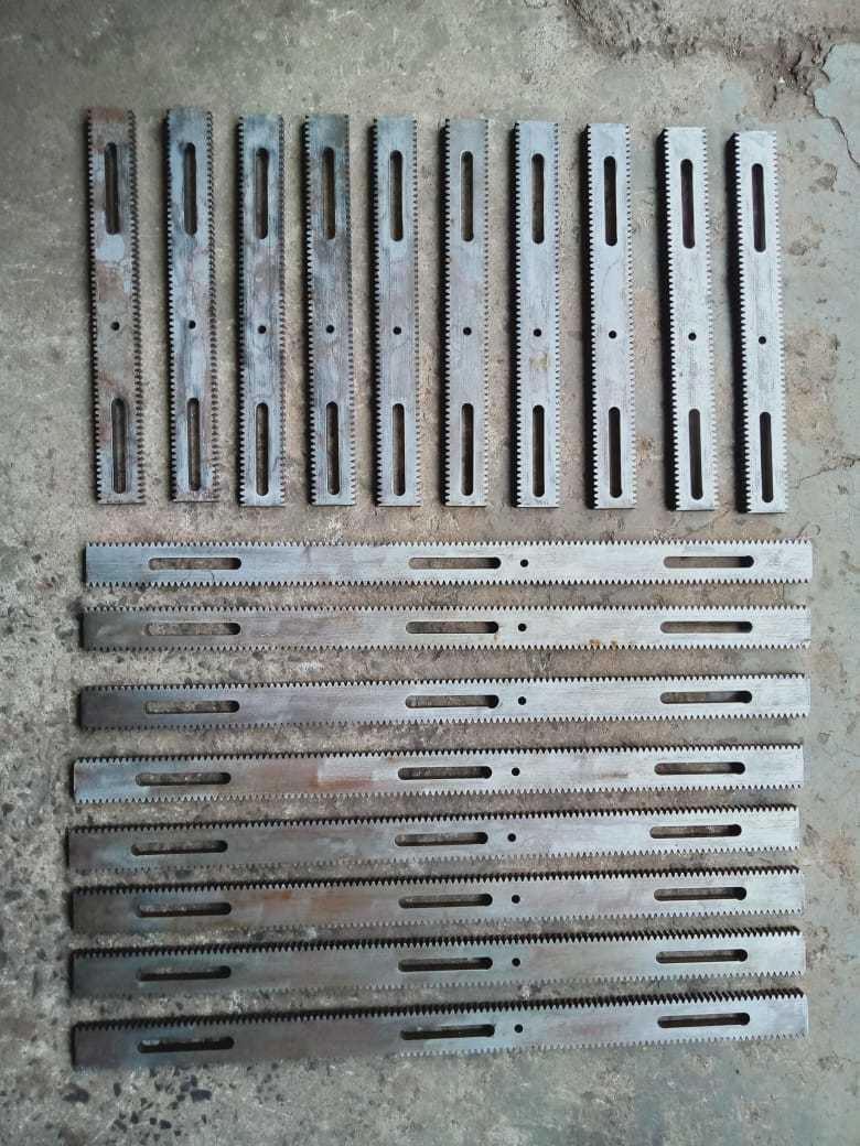 Gear Rack - Ms Bright Bar, Length Up To 3000mm, Spur Or Helical Teeth Profile, Standard Design