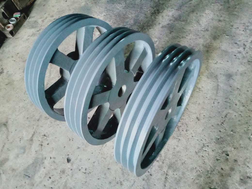 Cast Iron V Belt Pulley - 70mm To 2000mm Outer Diameter, Multi Section Compatibility From A To E And Spz To Spc