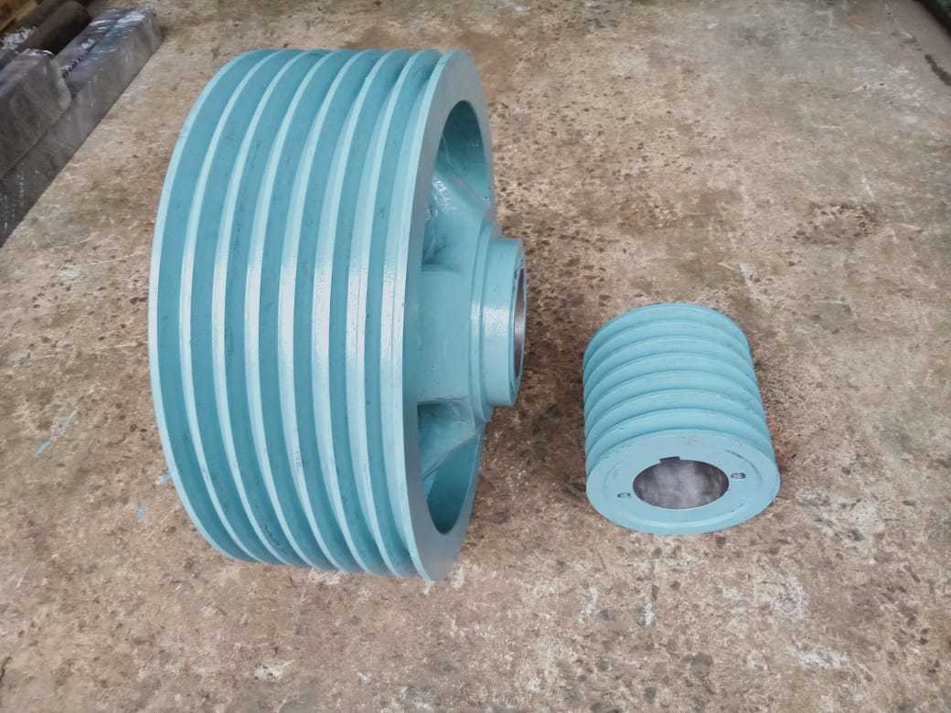 Cast Iron V Belt Pulley - 70mm To 2000mm Outer Diameter, Multi Section Compatibility From A To E And Spz To Spc