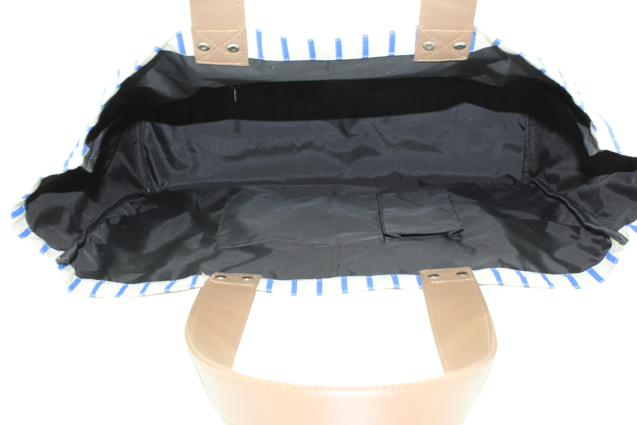 Canvas Ladies Bag With Pu Handle Capacity: 5-10 Kgs Kg/day