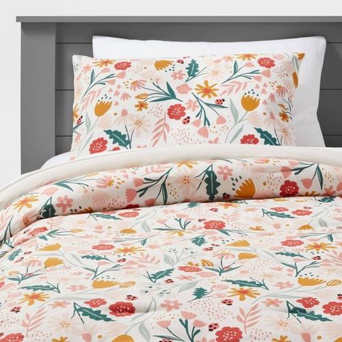 Quick Dry Floral Grace Printed Polyester Bed Sheet Fabric