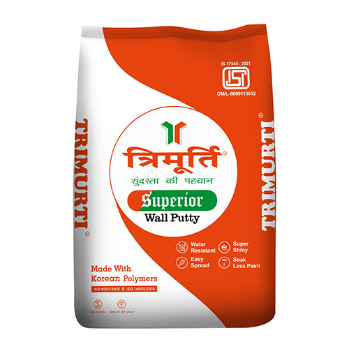 Trimurti 40 Kg Superior Wall Putty - Color: White