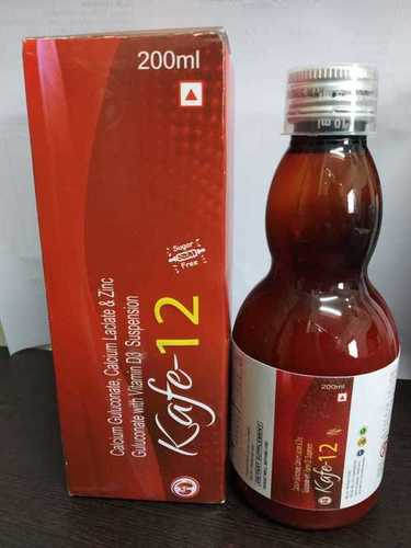 विटामिन D3 सस्पेंशन के साथ लिक्विड कैल्शियम ग्लुकोनेट, कैल्शियम लैक्टेट और जिंक ग्लुकोनेट