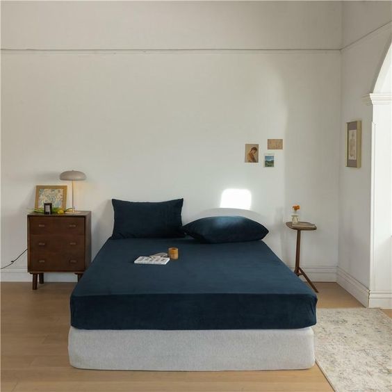 Quick Dry Solid Color Printed Polyester Bed Sheet Fabric