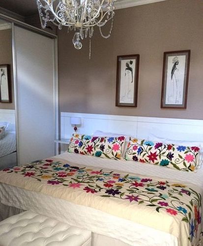 Light In Weight Flower Style Polyester Bed Sheet Fabric