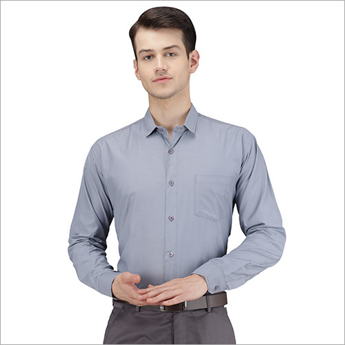 फॉर्मल ग्रे शर्ट