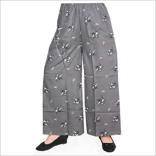 Ladies Rayon Printed Palazzo - Casual All-Season Wear | Vibrant Patterned Designs, Perfect for Kurta Pairing