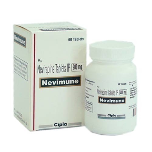 Nevimune Tablet - 200mg, 60 Tablets | Antiretroviral, Improves Immune Function, Reduces HIV Complications