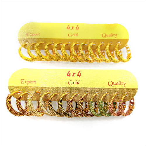 Party Ladies Gold Plated Round Bali