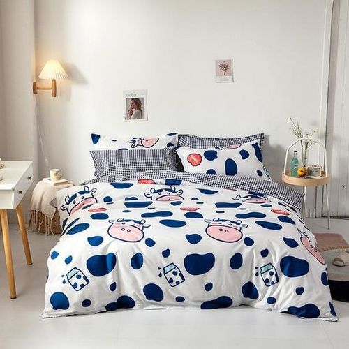 Cartoon Printed Polyester Bed Sheet Fabric - 100m Length, Assorted Colors, 60 to 84 Inch Width | Exceptionally Soft, Light Weight, Quick Dry, Washable, High Strength